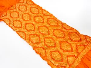 正絹　絞り　帯揚げ